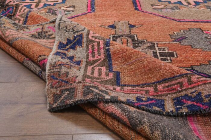 vintage turkish wool runner rug 9 3