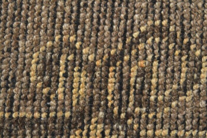 vintage turkish yellow brown wool runner rug anatolia 8