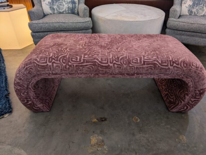 vintage waterfall bench by bernhardt 3013