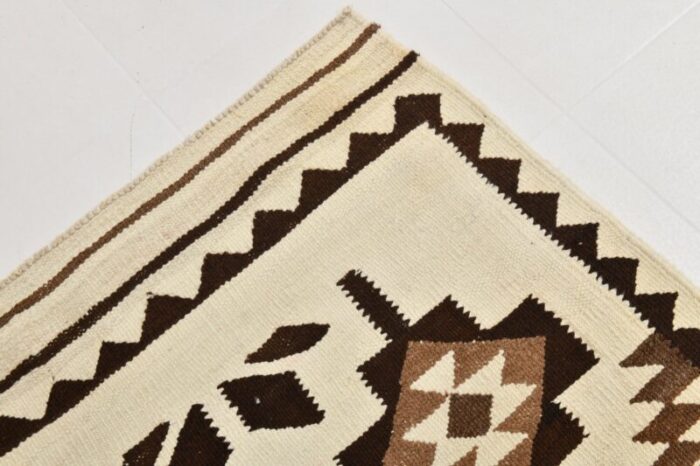 vintage wool kilim runner rug 13