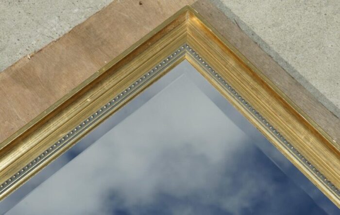 wall mirror with giltwood pine frame and bevelled edge glass plate 6