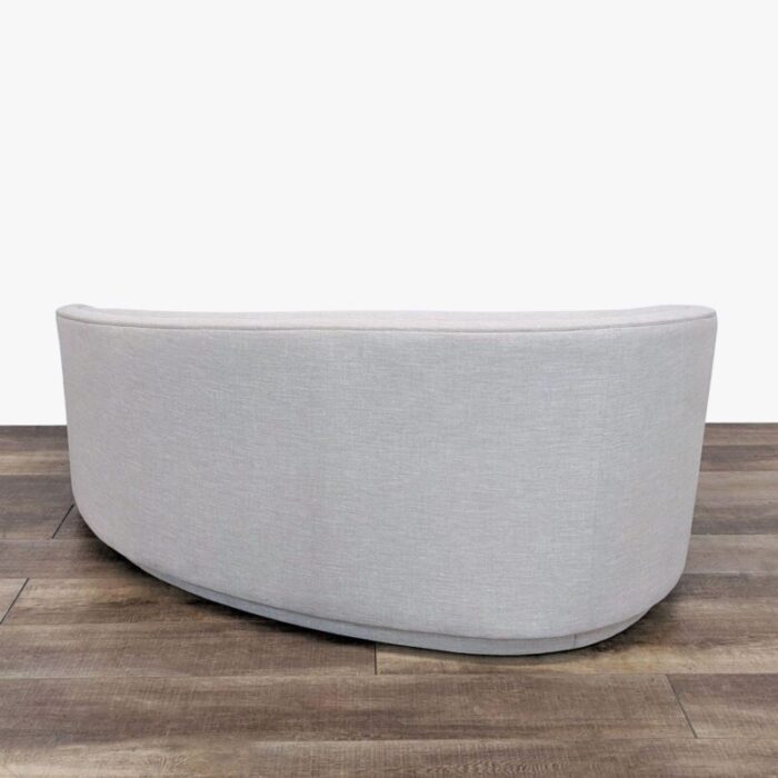 weiman home modern curved sofa 4856