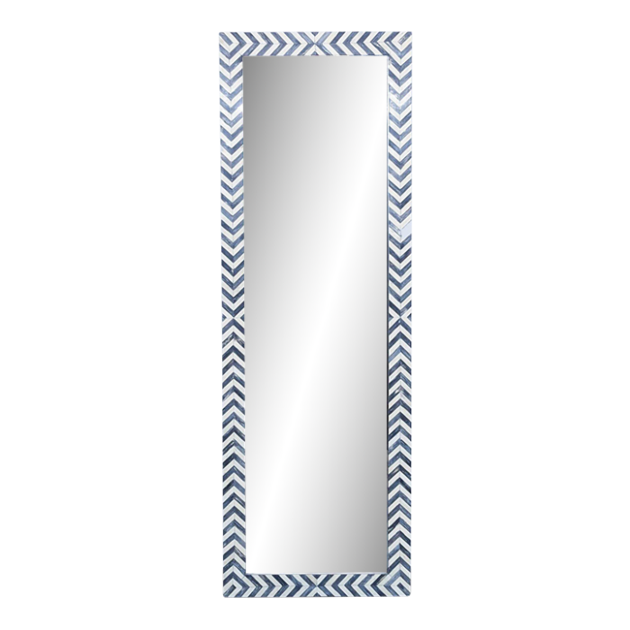 west elm parsons gray herringbone floor mirror 5517