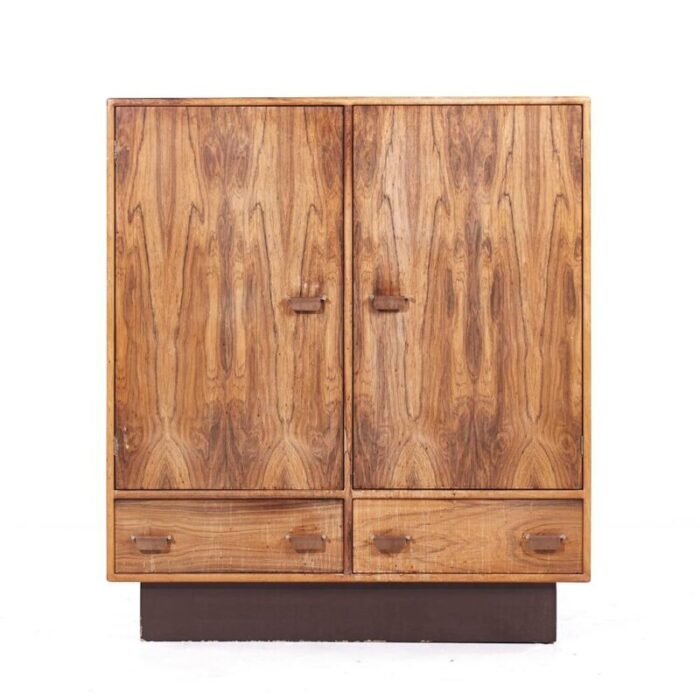 westnofa mid century danish rosewood armoire 0879