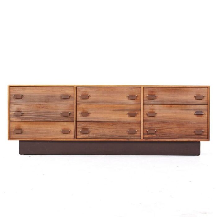 westnofa mid century danish rosewood lowboy dresser 8945