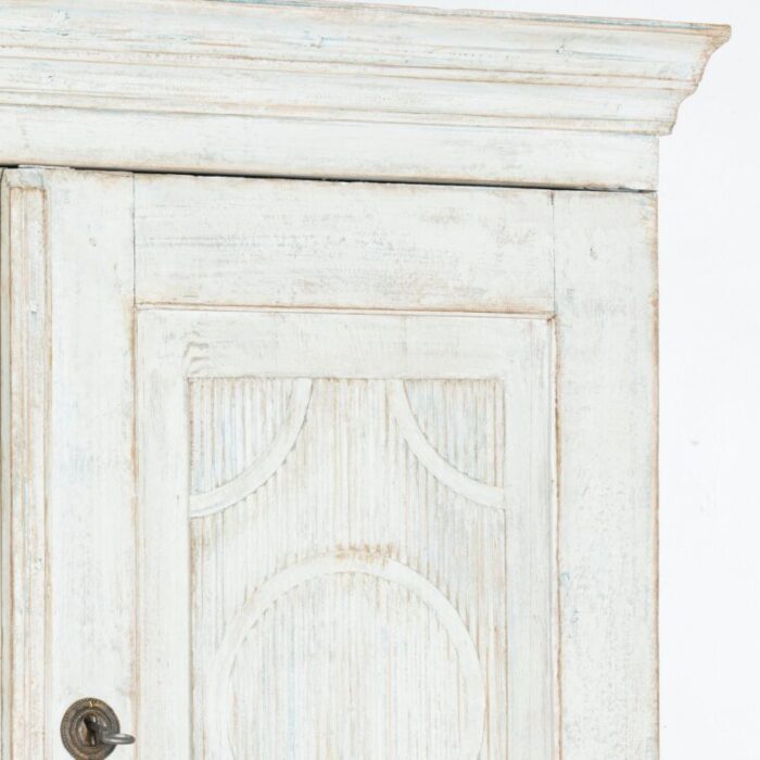 white painted swedish pine secretary circa 1820 40 5461