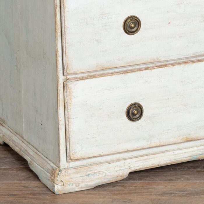 white painted swedish pine secretary circa 1820 40 6707