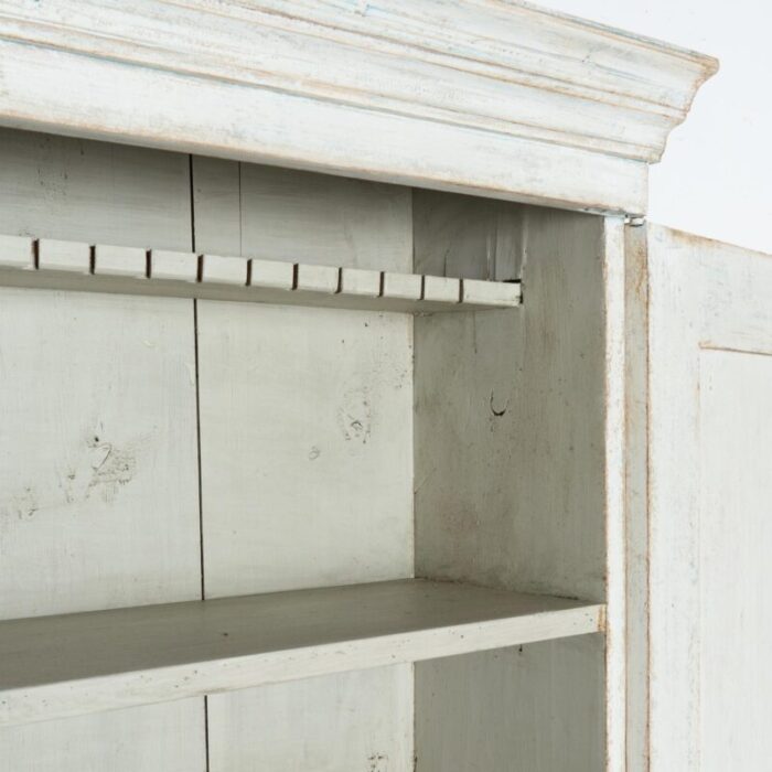 white painted swedish pine secretary circa 1820 40 6827