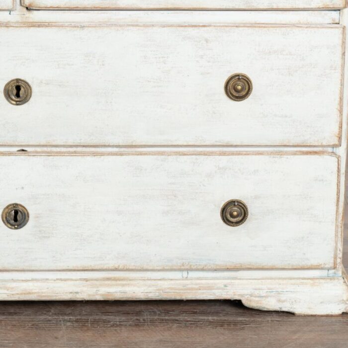 white painted swedish pine secretary circa 1820 40 6953