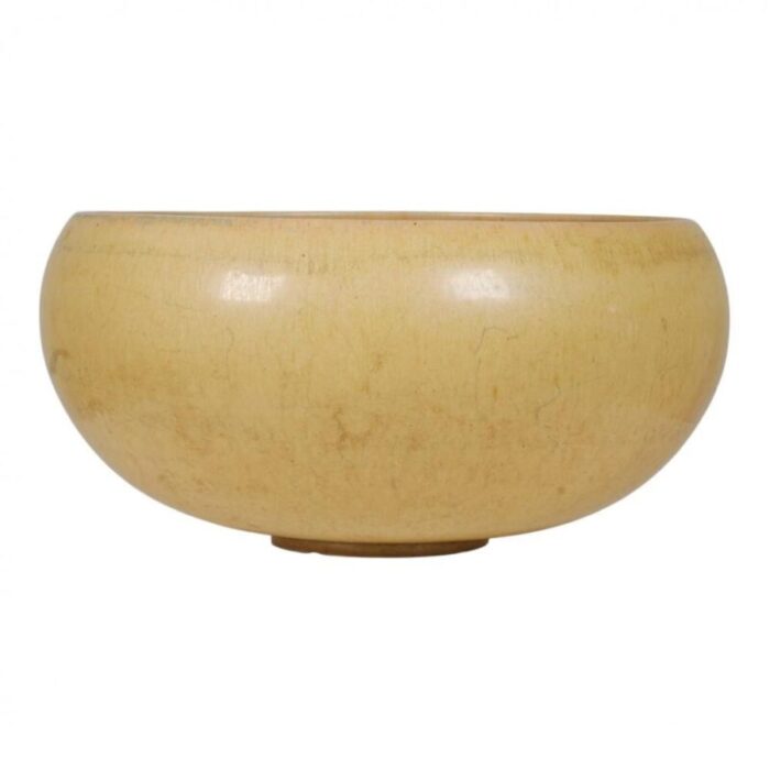 yellow stoneware bowl from saxbo 2