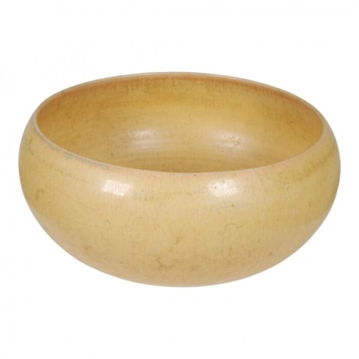 yellow stoneware bowl from saxbo 3